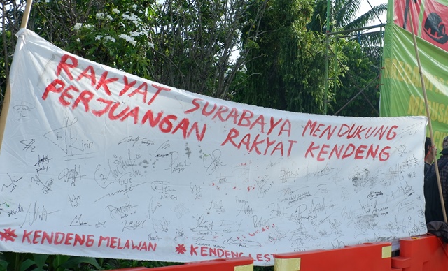 Jawa Timur Mendukung Aksi Masyarakat Kendeng