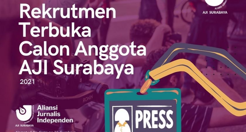 Rekrutmen Terbuka Calon Anggota AJI Surabaya